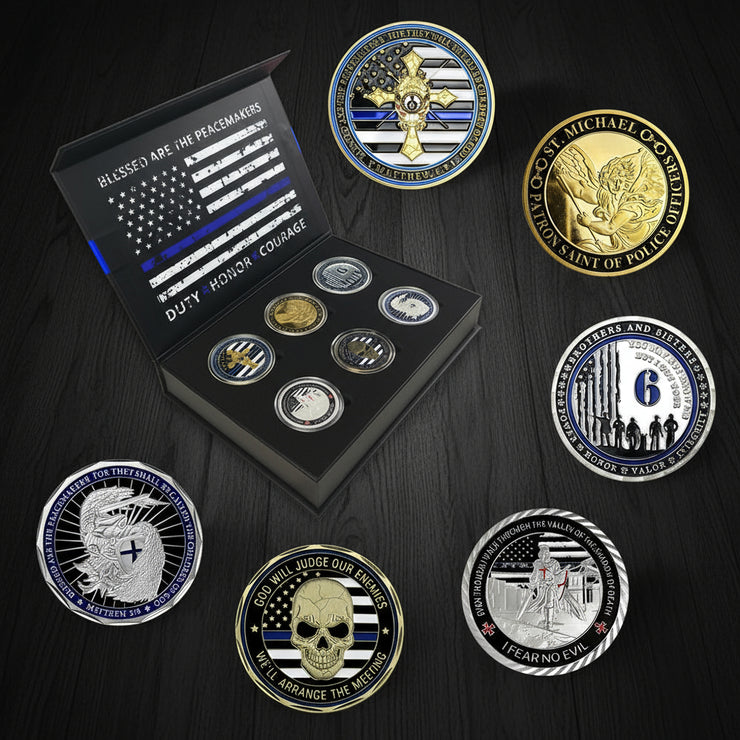 ATSKNSK LEO Challenge Coin Gift Pack 6 Coins