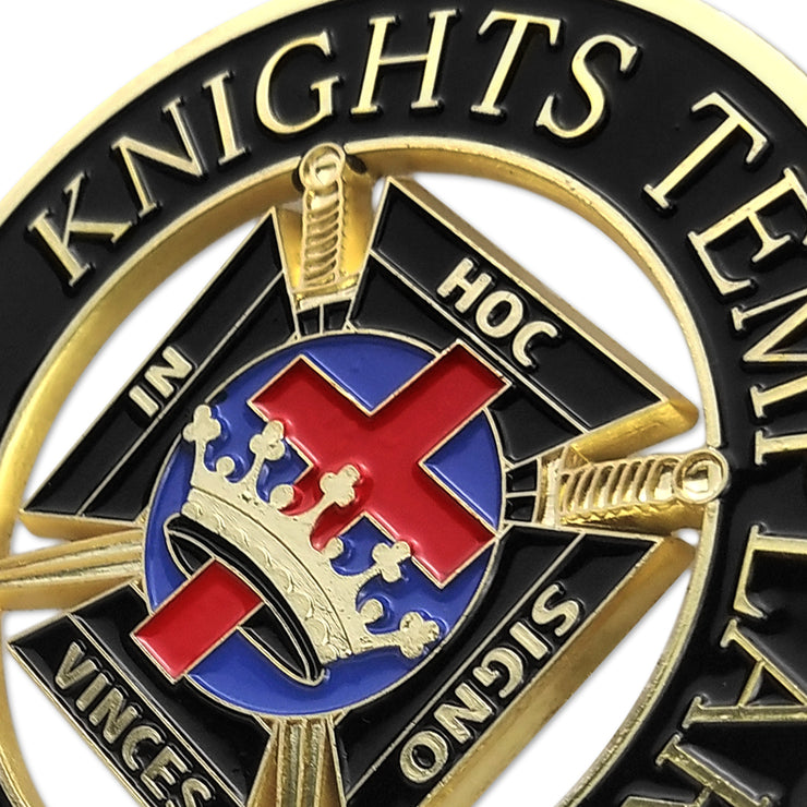 Knights Templar Masonic Auto Emblem