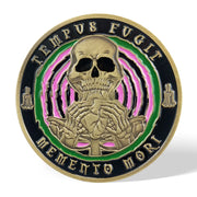 Memento Mori Memento Vivere Coin-Momento Mori Coins EDC Coin Stoic Reminder Token