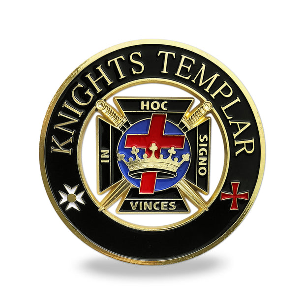 Knights Templar Masonic Auto Emblem