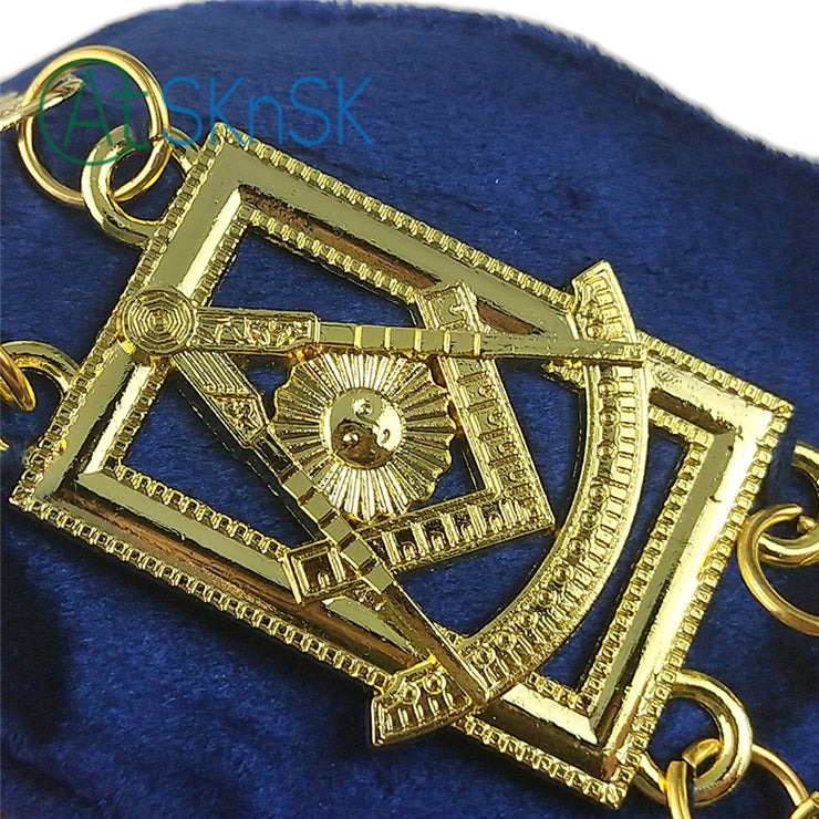Masonic Grand Lodge Past Master Chain Collar