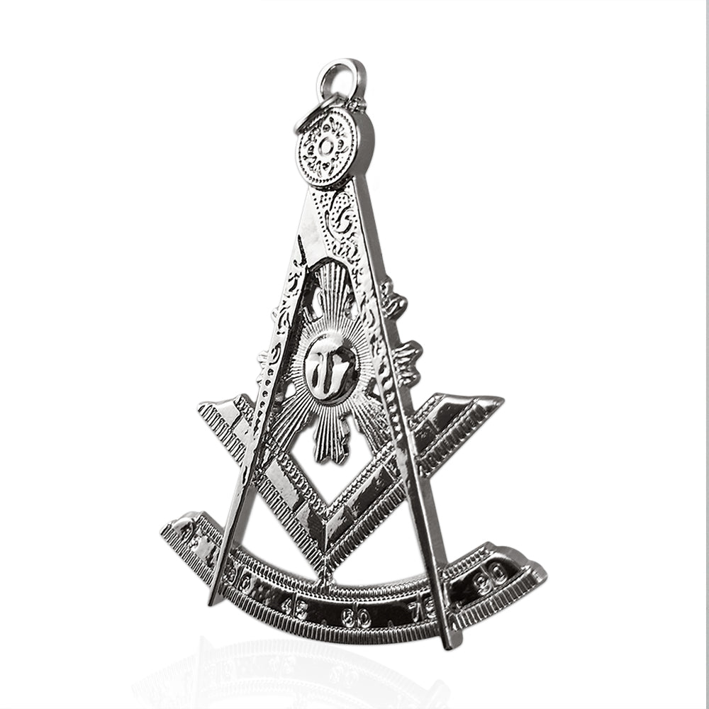 Masonic Past Master Silver Jewel Pendant