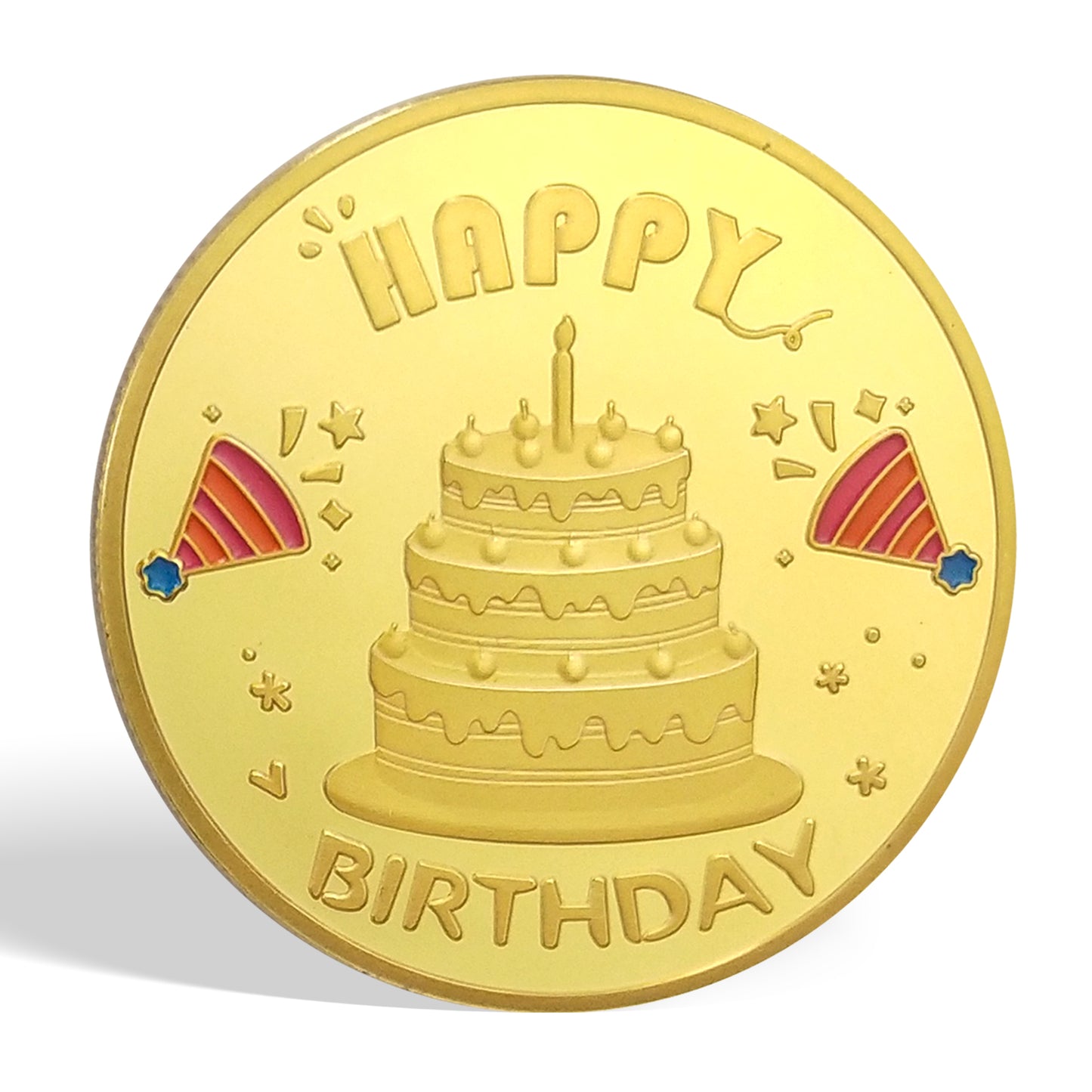 Happy Birthday Coin -Laughing and crying cake
