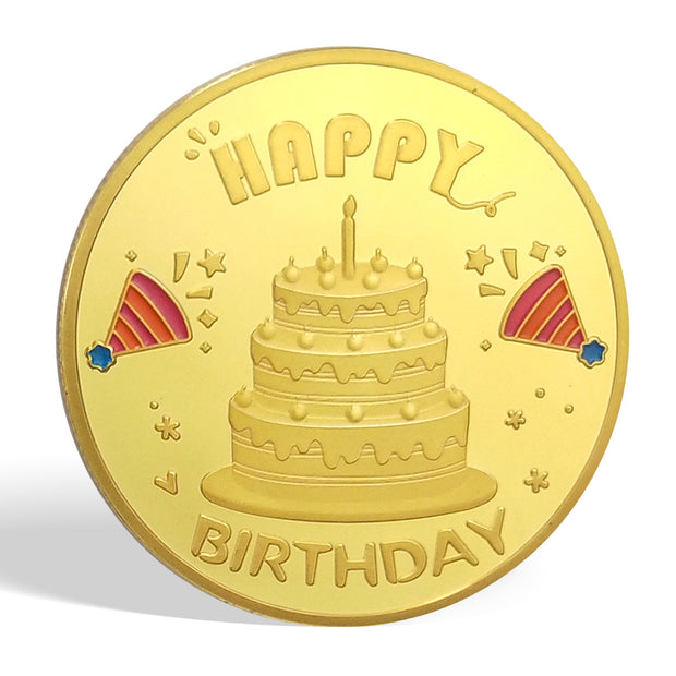 Happy Birthday Coin -Laughing and crying cake