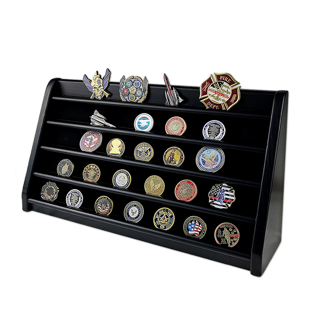 5 Tiers Challenge Coin Display Rack