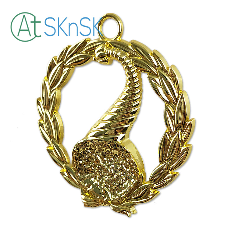 Masonic Junior Stewards Gold Jewel Pendant the Right Harvest Basket