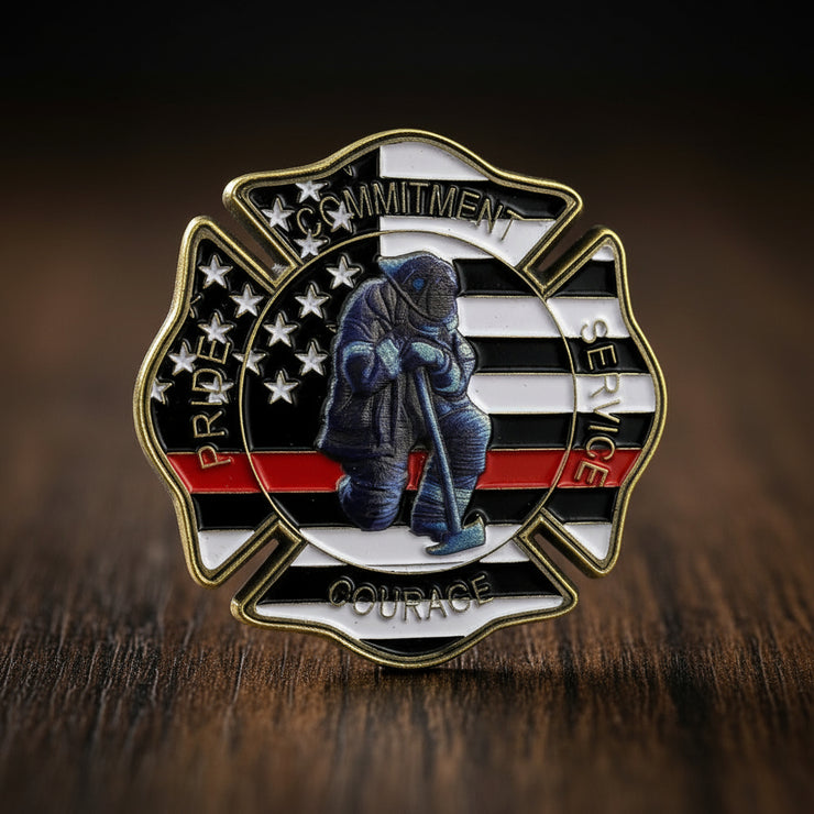 US Fireman’s Prayer Firefighter Challenge Coin