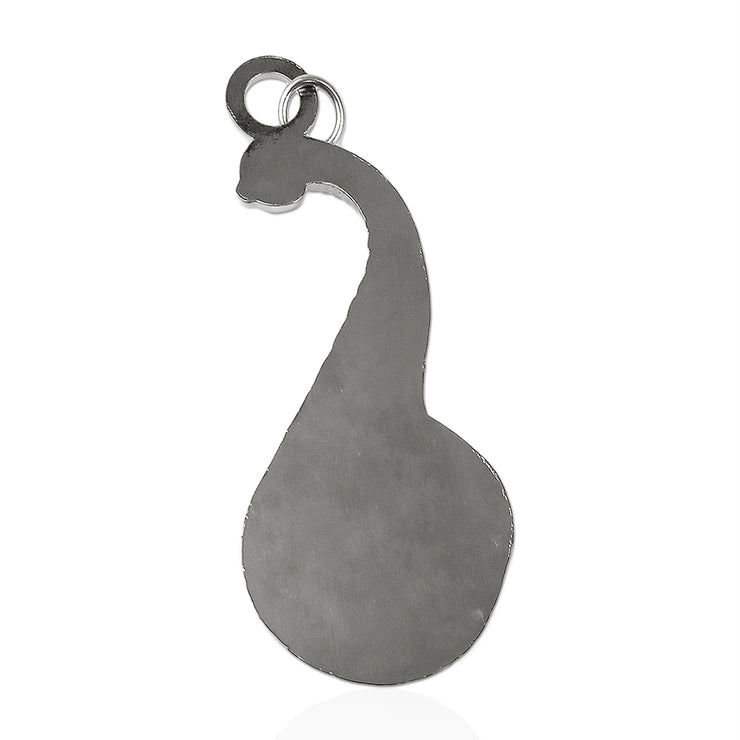 Masonic the Left Harvest Basket Sliver Jewel Pendant