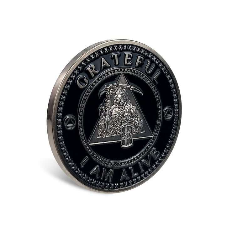 Trine Guidence Challenge Coin Change the Thing Flip Coin Token