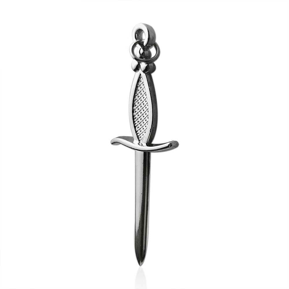 Masonic the Long Sword Tyler Sliver Jewel Pendant
