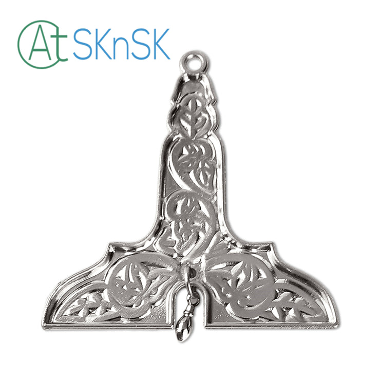 Masonic Senior Warden Silver Jewel Pendant the Level