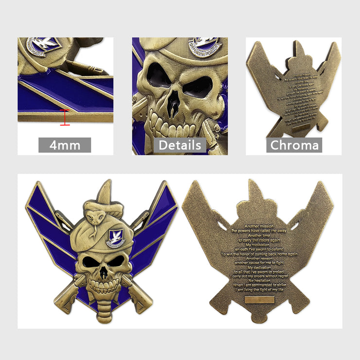 United States Air Force Security Defensor Fortis Challenge Coin