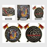 Firefighter Maltese Cross Fire Rescue Challenge Coin