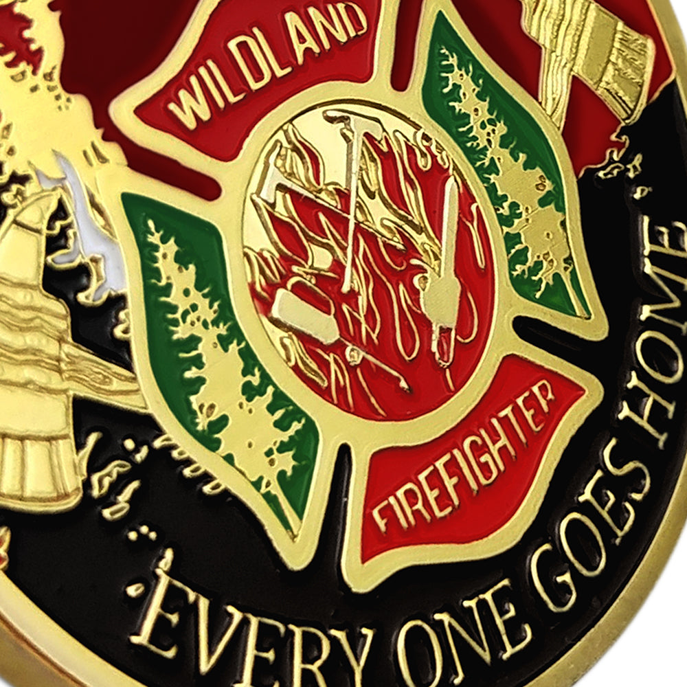 US Wild Land Firefighter Brotherhood Challenge Coin