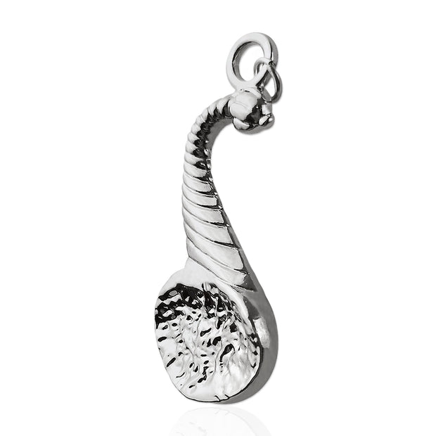 Masonic the Left Harvest Basket Sliver Jewel Pendant