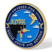 Encouragement Challenge Coin-Employee Appreciation Gifts Inspirational Thank You Coin for Students and Cowokers-Top Banana