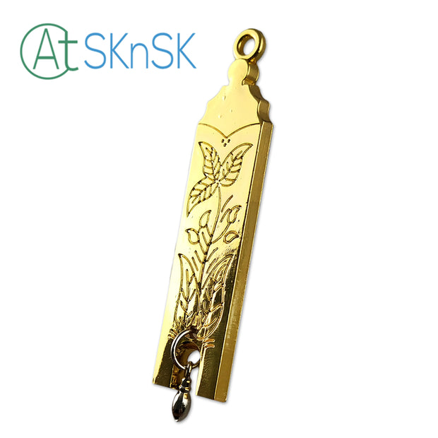 Masonic Junior Warden Gold Jewel Pendant the Plumb
