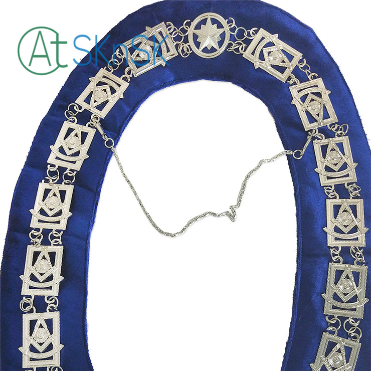 Masonic Blue Lodge Past Master Chain Collar