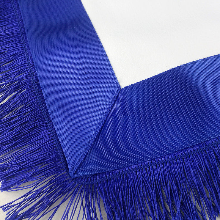 Masonic Blue Lodge Master Mason Apron w/ Fringe
