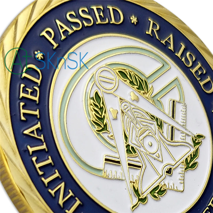 Mason Mottoes Of Freemasonry's Challenge Coin