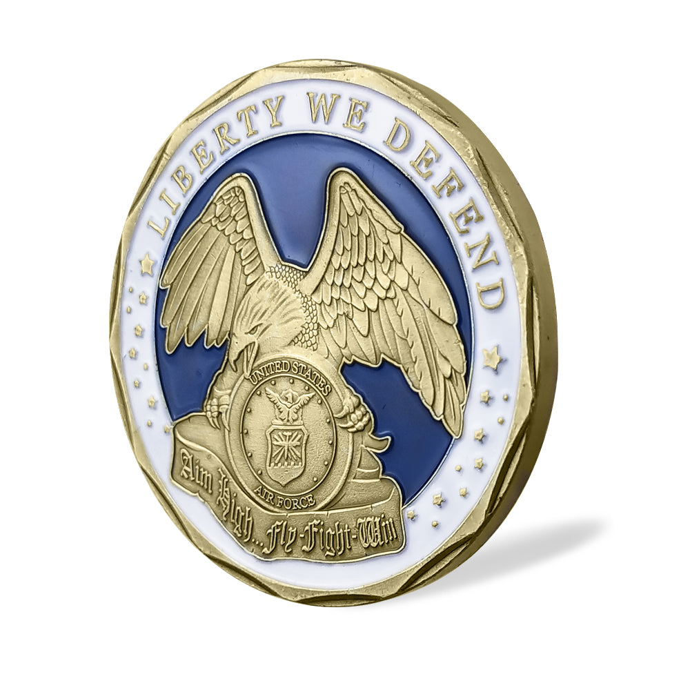 Prayer of the Air Force Eagle Challenge Coin