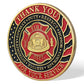 Firefighter Challenge Coin Thank You for Your Service