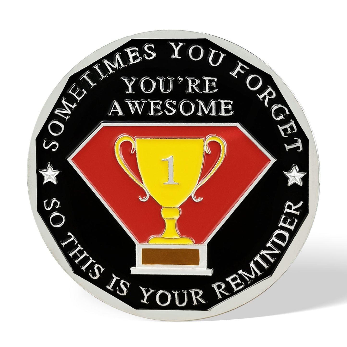 Encouragement Challenge Coin-Employee Appreciation Gifts Inspirational Thank You Coin for Students and Cowokers-Lead performance