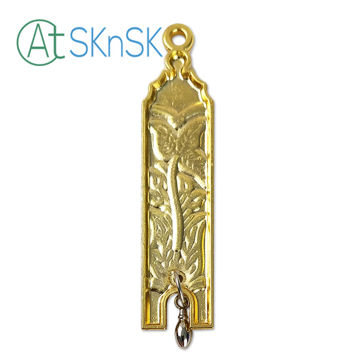 Masonic Junior Warden Gold Jewel Pendant the Plumb