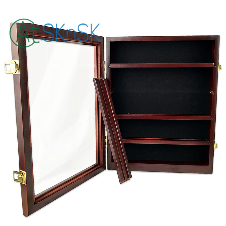 Cherry Challenge Coin Display Case Shadow Box