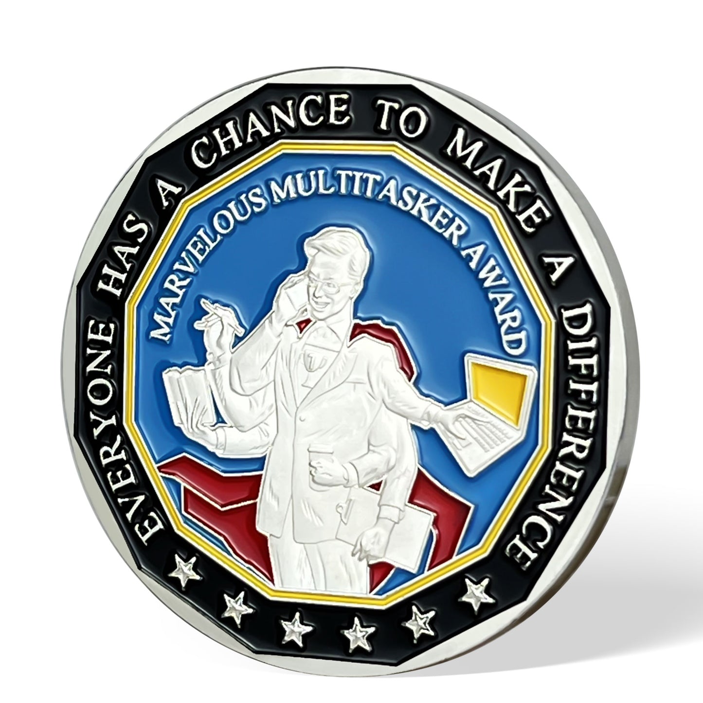 Encouragement Challenge Coin-Employee Appreciation Gifts Inspirational Thank You Coin for Students and Cowokers-Work Efficiency