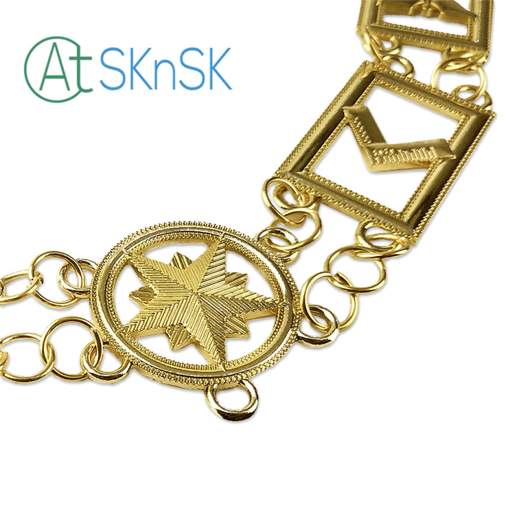 Masonic Grand Lodge Craft Working Tools Chain Collar