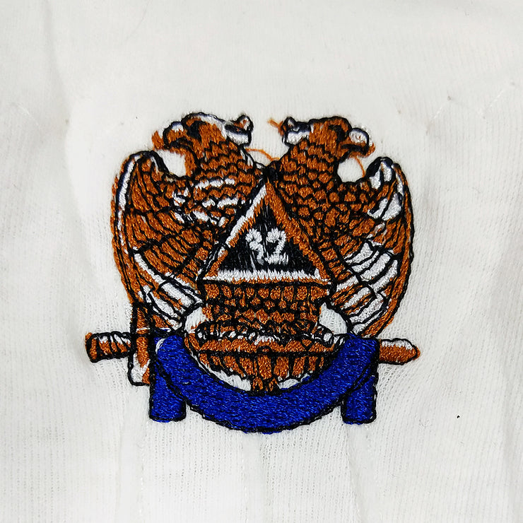 Masonic Scottish Rite 32 Degree White Gloves