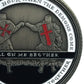 Knights Templar Brotherhood Challenge Coin Brofist Life Faith Token