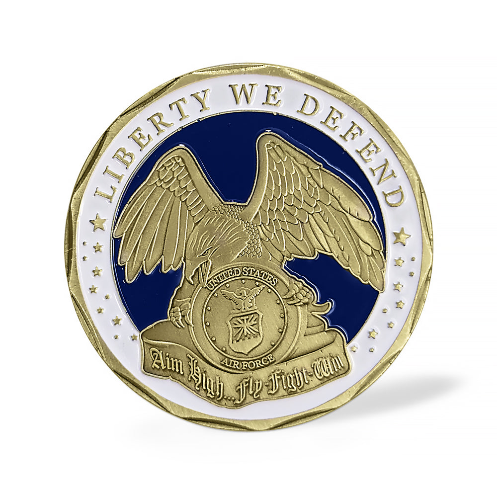 Prayer of the Air Force Eagle Challenge Coin