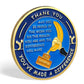 Encouragement Challenge Coin-Employee Appreciation Gifts Inspirational Thank You Coin for Students and Cowokers-Climb Stairs