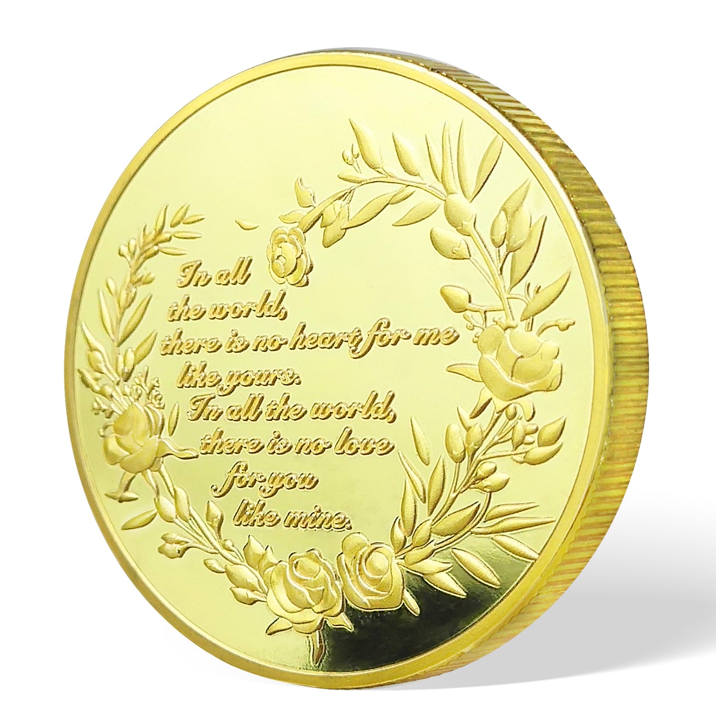 Love Tree-Shaped Wedding Commemorative Coin Anniversary Gift