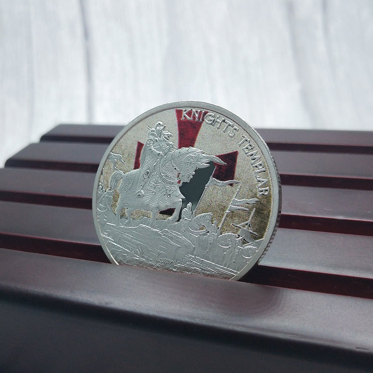Knights Templar Challenge Coin 4 Style