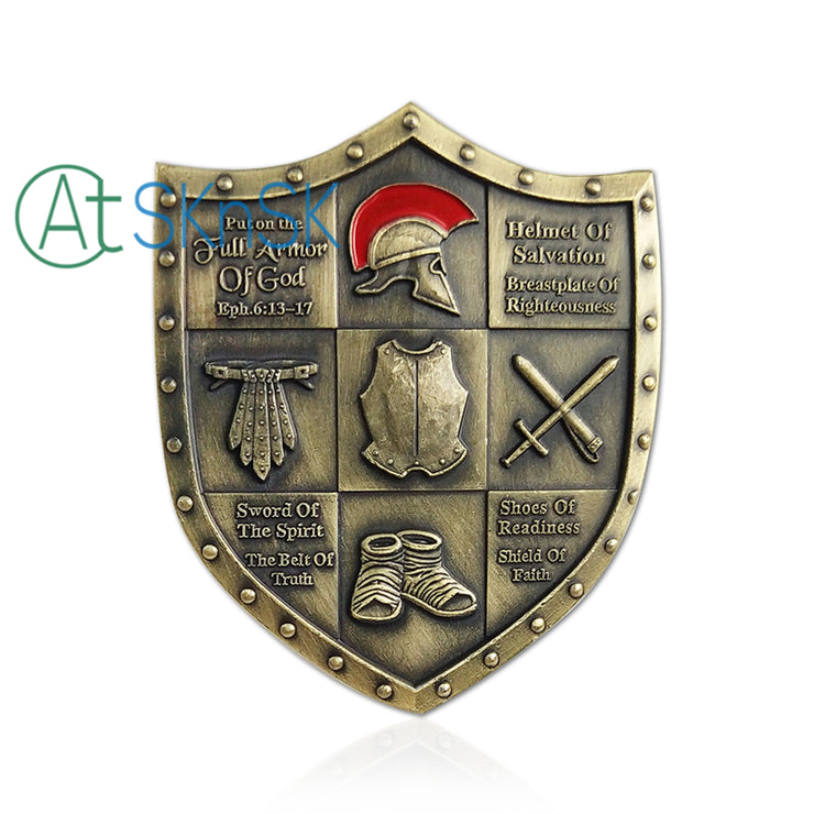 Put on the Full Armor of God Eph. 6:13-17 Challenge Coin