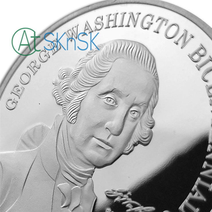 George Washington Crossing Delaware River Challenge Coin