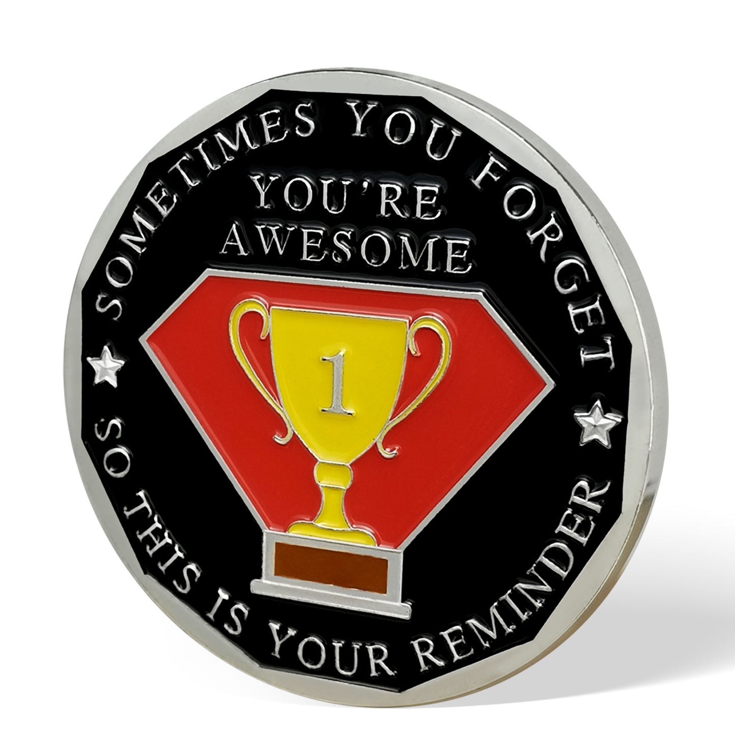 Encouragement Challenge Coin-Employee Appreciation Gifts Inspirational Thank You Coin for Students and Cowokers-Work Efficiency