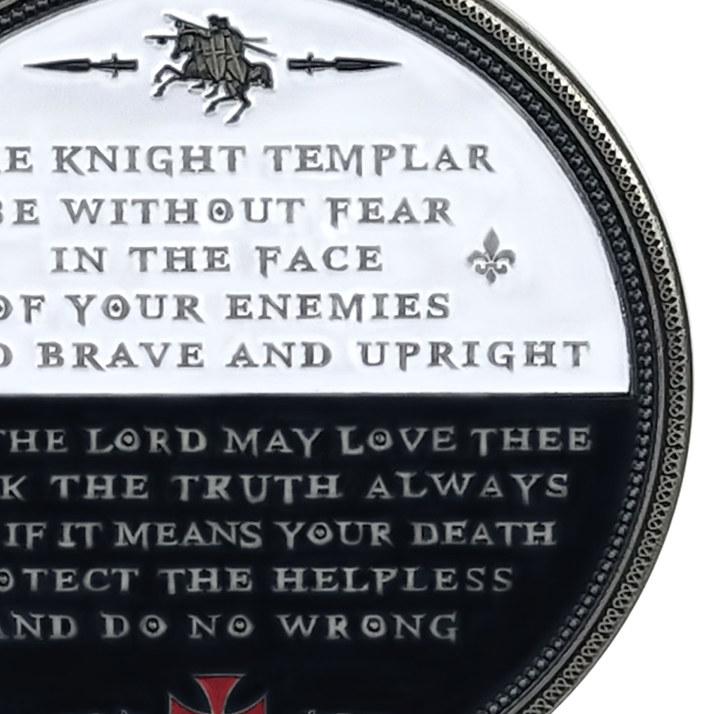 Knights Templar Brotherhood Challenge Coin Brofist Life Faith Token