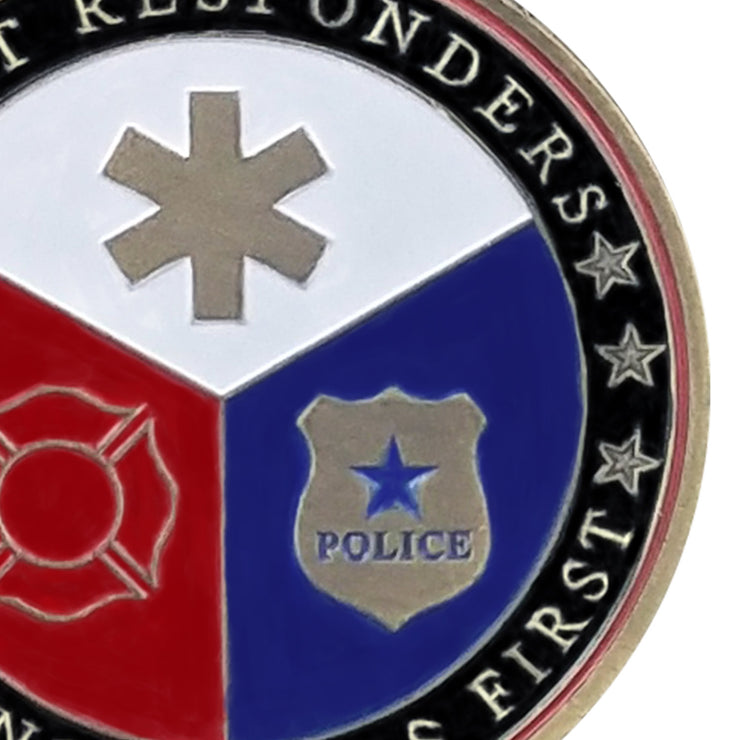 first responder challenge coin swat emt firefighter