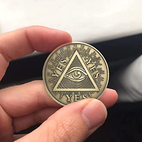 All Seeing Eyes or Death Skull Decision Coins