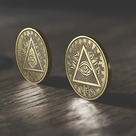 All Seeing Eyes or Death Skull Decision Coins