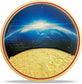 One Day at A Time Sobriety Coin Universe Sun Earth Moon AA Medallion Serenity Prayer Chip Pocket Token