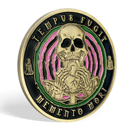 Memento Mori Memento Vivere Coin-Momento Mori Coins EDC Coin Stoic Reminder Token
