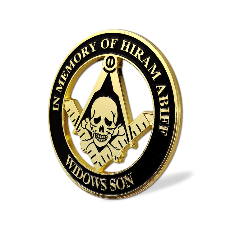 Hiram Abiff Auto Car Emblem