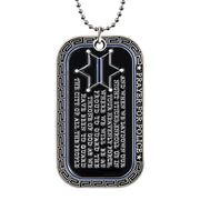 Law Enforcement Challenge Coin Dog Tag St Michael Police Guardian Pendant Chain