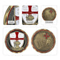 Put On the Full Armor of God Challenge Coin Crusader Pray Always Collectible Coin