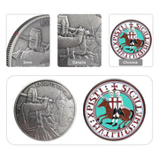 Knights Templar Challenge Coin 4 Style